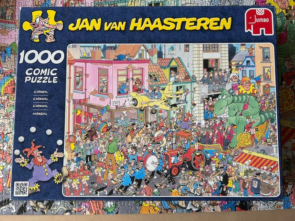 Jan van haasteren puzzel carnaval, Ophalen of Verzenden, 500 t/m 1500 stukjes, Zo goed als nieuw