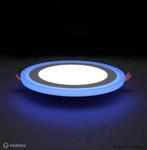 Online Veiling: 20 x Tweekleurig LED-paneel – Blauw/Wit –..., Huis en Inrichting, Lampen | Plafondlampen, Nieuw