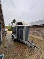 1,5 Paards Trailer met Zadelkamer, Ophalen, Gebruikt