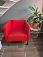 Gratis af te halen fauteuil Ekerö Skiftebo Ikea oranje/rood, Ophalen, Minder dan 50 cm, Gebruikt, 75 tot 100 cm
