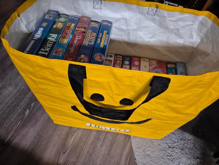 36x videobanden, Cd's en Dvd's, VHS | Kinderen en Jeugd, Gebruikt, Overige soorten, Overige typen, Alle leeftijden, Ophalen