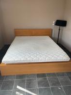 Bed, Huis en Inrichting, Slaapkamer | Bedden, Ophalen, Gebruikt, Bruin, Tweepersoons