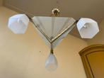 Hanglamp Lamp Plafondlamp art deco 1930 Frans geetst glas, Antiek en Kunst, Antiek | Lampen, Ophalen of Verzenden