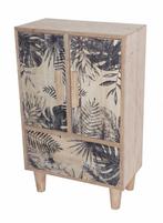 Nachtkastje Tropisch Design, Antiek en Kunst, Antiek | Meubels | Kasten, Ophalen of Verzenden