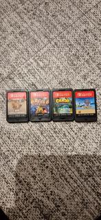 4 Games Paw Patrol Crash Bandicoot Carnival Nintendo Switch, Spelcomputers en Games, Avontuur en Actie, 1 speler, Ophalen of Verzenden