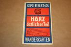 Oude kaart - Harz Oostelijk deel - Circa 1930 !!, Boeken, Atlassen en Landkaarten, Gelezen, Ophalen of Verzenden
