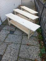 Nu ook landelijke sidetables  "onbehandeld" leverbaar., Huis en Inrichting, Tafels | Sidetables, Ophalen, Nieuw, 25 tot 50 cm
