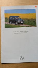 Mercedes-Benz G-Klasse Brochure G 320 en G 350 Turbodiesel, Ophalen of Verzenden, Gelezen, Mercedes, Mercedes-Benz