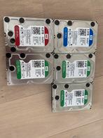 Te koop 3 x 3 TB + 2 x 4 TB WD schijven NAS, Ophalen of Verzenden, Zo goed als nieuw, Desktop