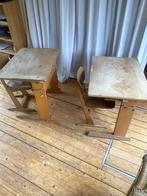 vintage schooltafeltjes, Huis en Inrichting, Woonaccessoires | Prullenbakken, Ophalen, Gebruikt, Overige materialen, 50 tot 75 cm