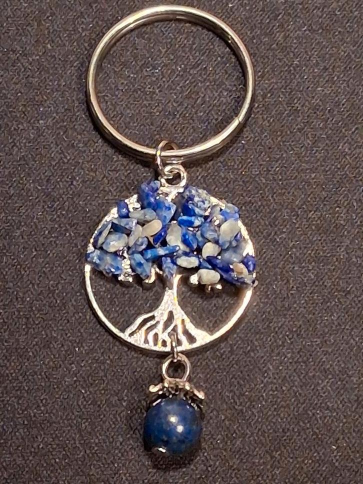 Keychain life tree Lapis Lazuli, Verzamelen, Sleutelhangers, Nieuw, Ophalen of Verzenden
