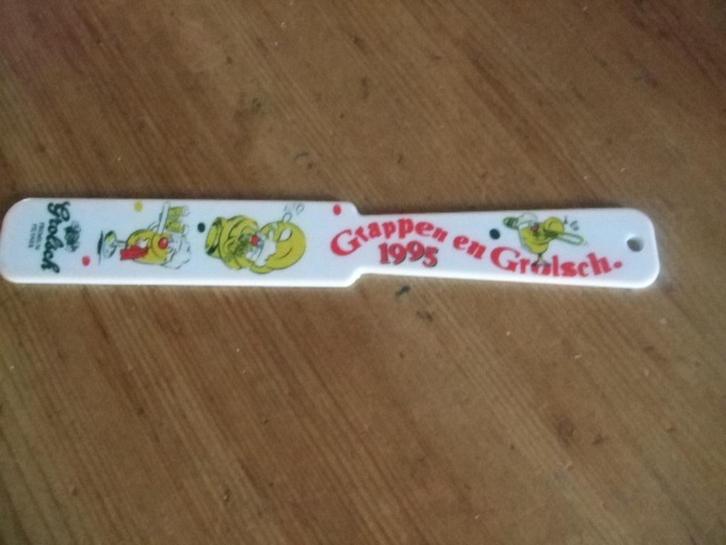Grolsch spatel 1995 / afschuimer Grappen en Grolsch, Verzamelen, Biermerken, Nieuw, Overige typen, Grolsch, Ophalen of Verzenden