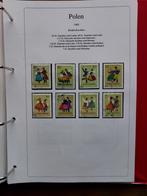 Polen Edel Collectie Map vol bladen deels gevuld met zegels, Postzegels en Munten, Ophalen of Verzenden, Polen, Gestempeld