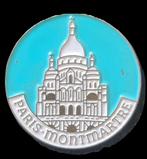 Paris- Montmartre pin- rond, Verzenden, Nieuw, Stad of Land, Speldje of Pin