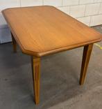 Houten eettafel 90x140 cm, Gebruikt, 100 tot 150 cm, Vier personen, Rechthoekig