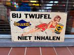 Deluxol oud Vintage Reclamebord, Verzamelen, Merken en Reclamevoorwerpen, Gebruikt, ., Ophalen of Verzenden, .