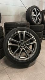 Originele set Audi Q3 2022 Zomer wielen 19 inch velgen, 19 inch, Gebruikt, 255 mm, Banden en Velgen