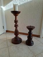 2 kandelaars, Antiek en Kunst, Antiek | Kandelaars, Ophalen, Overige materialen