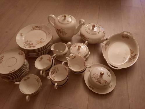 Compleet antiek ontbijt service Z.G.A.N, Antiek en Kunst, Antiek | Servies compleet, Ophalen