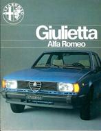 Folder Alfa Romeo Giulietta 1979, Ophalen of Verzenden, Gelezen, Alfa Romeo