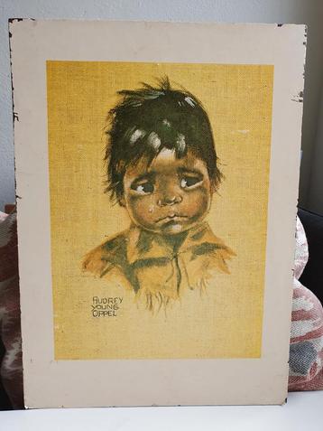 Audrey Young Oppel - Portret van een Jongen beschikbaar voor biedingen