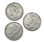 ** 3 Nette Dubbeltjes Wilhelmina - ZILVER  **, Zilver, 10 cent, Koningin Wilhelmina, Verzenden