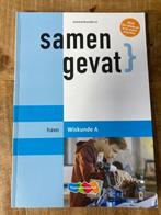 Samengevat Havo Wiskunde A, Boeken, Schoolboeken, Ophalen of Verzenden, Zo goed als nieuw, HAVO, Wiskunde A