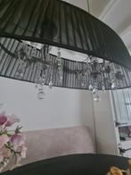 Elegante hanglamp met kristallen, Huis en Inrichting, Lampen | Hanglampen, 50 tot 75 cm, Ophalen of Verzenden, Zo goed als nieuw