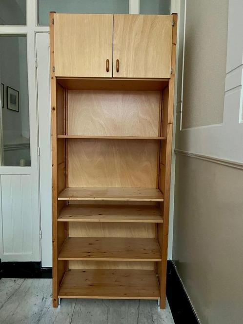 Lundia bureaukast boekenkast met inschuifbare tafel, Huis en Inrichting, Kasten | Overige, Gebruikt, Ophalen