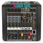 Mengpaneel,4-Kanalen Studio Mixer met Versterker PDM-M404A, Info@marbeco.nl, Power Dynamics, Nieuw, Overige instrumenten