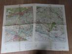 2 oude stafkaarten Arnhem No. 40 O + W 1951, Gelezen, Verzenden, Landkaart, 1800 tot 2000