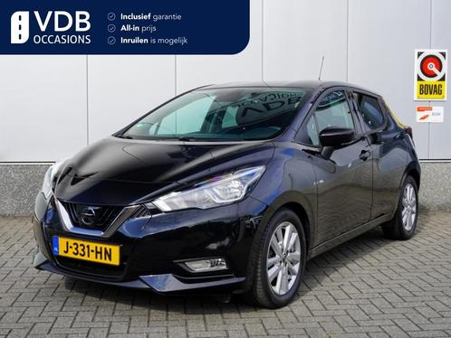 Nissan Micra 1.0 IG-T N-Connecta CarPlay | Keyless | Stoel v, Auto's, Nissan, Bedrijf, Micra, ABS, Achteruitrijcamera, Airbags