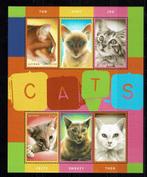 guyana 2001 pf blokk poezen katten cats zoogdieren, Ophalen of Verzenden, Postfris, Dier of Natuur