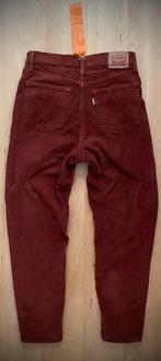 Levi’s Levi High Waist Mom jeans corduroy rood W30 L29, Overige kleuren, Ophalen of Verzenden, Zo goed als nieuw, W30 - W32 (confectie 38/40)
