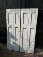 Set oude brocante houten luiken, Antiek en Kunst, Ophalen of Verzenden