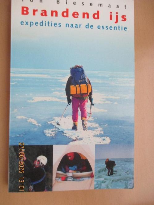 Ton Biesemaat-Brandend ijs, Boeken, Wetenschap, Gelezen, Natuurwetenschap, Ophalen of Verzenden