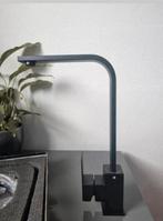 Moderne keukenkraan, mat zwart, industrieel, mengkraan, Minder dan 50 cm, Zwart, Nieuw, Ophalen of Verzenden