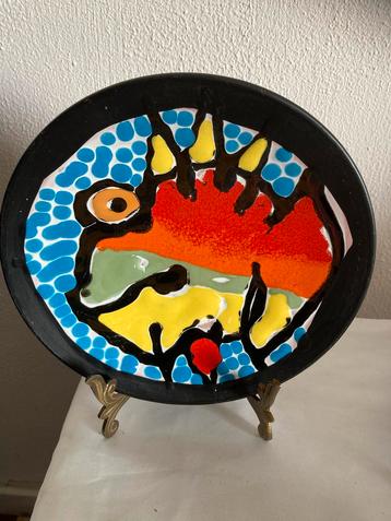 Picasso Stijl Wandbord - Terracotta Potterie beschikbaar voor biedingen