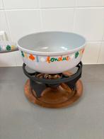 Le Creuset Fondue pan met brander, fondueset, Huis en Inrichting, Keuken | Potten en Pannen, Ophalen of Verzenden, Gebruikt
