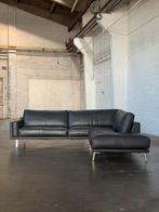 Leolux Bellice Hoekbank | Leer (NIEUWSTAAT), Huis en Inrichting, Hoekbank, 300 cm of meer, Ophalen of Verzenden, Zo goed als nieuw