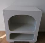 Kast met 2 vakken Zaha organic - MDF - wit - 50x45x30cm, Ophalen, Nieuw, Minder dan 150 cm, Minder dan 100 cm
