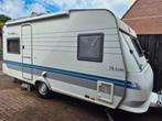 Hobby de luxe easy 495, Caravans en Kamperen, Rondzit, Hobby, Frans bed, 750 - 1000 kg