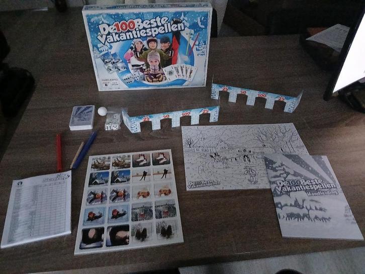 De 100 Beste Vakantiespellen (wintereditie), Hobby en Vrije tijd, Gezelschapsspellen | Bordspellen, Nieuw, Een of twee spelers