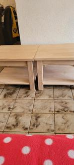 massief eiken salontafels, Ophalen, 50 tot 100 cm, Vierkant, 50 tot 100 cm