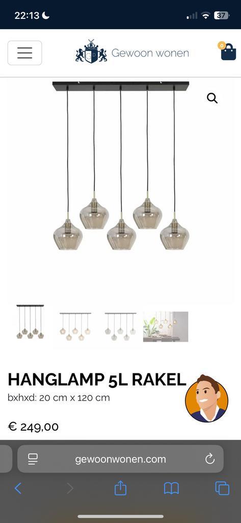 NIEUW! Hanglamp Rakel Light and Living, Huis en Inrichting, Lampen | Hanglampen, Nieuw, Ophalen
