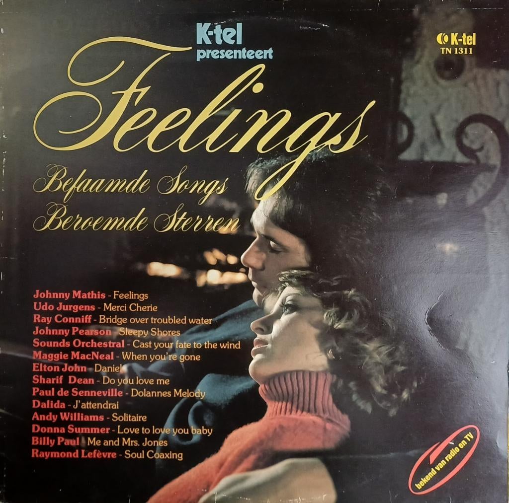 LP K-Tel Presenteert Feelings - 18 Befaamde Songs, Ophalen of Verzenden, Zo goed als nieuw, 12 inch, Pop