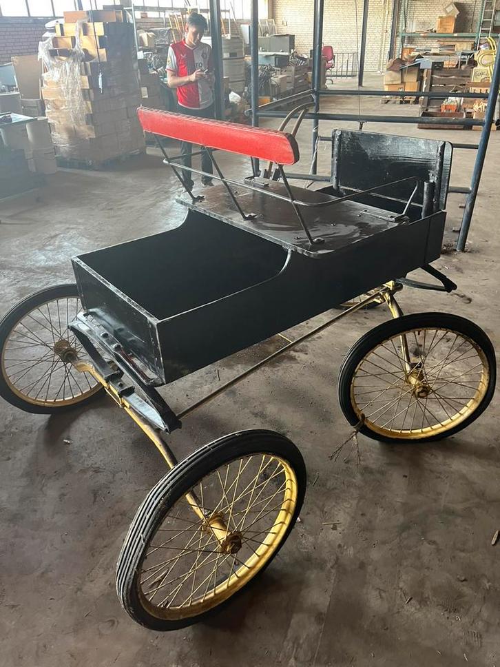 Concourswagen / Burry te koop – Authentiek & compleet, Dieren en Toebehoren, Rijtuigen en Koetsen, Gebruikt, Wagonette, Paard of Pony