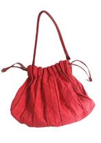 LUPO damestas van Leer en Textiel, Ophalen of Verzenden, Zo goed als nieuw, Rood, Handtas