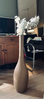 Hoge bruine vaas siervaas Ikea, Ophalen, Steen, Overige kleuren, Zo goed als nieuw