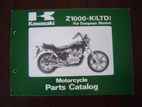 KAWASAKI Z1000K LTD 1981 parts catalogue Z1000 K, Motoren, Handleidingen en Instructieboekjes, Kawasaki, Ophalen of Verzenden